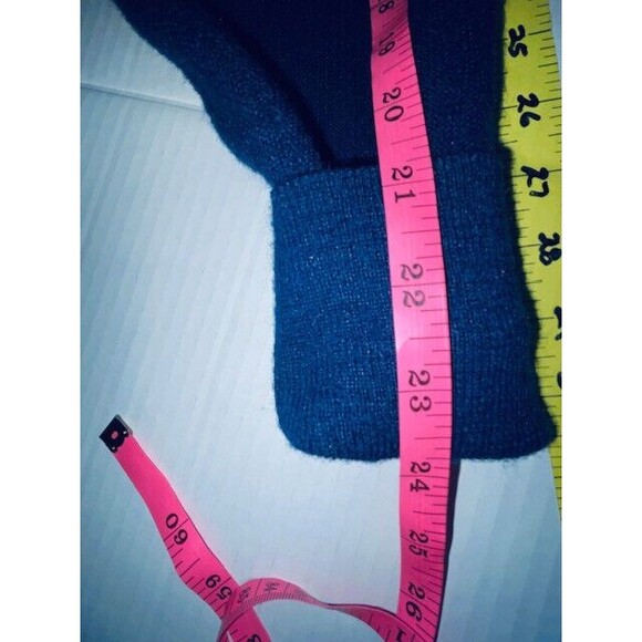 Vintage IZOD Lacoste Cardigan Sweater Mens Size XL Blue Crocodile Logo USA Made - Picture 12 of 12